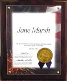Jane Marsh, New York and America are very proud. Senator Robert F. Kennedy, New York