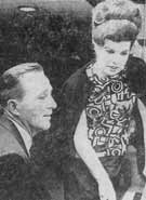 Rehearsing for Hollywood Palace, Bing Crosby at the piano, Jane standing